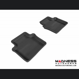 Chrysler Sebring Sedan Floor Mats (Set of 2) - Rear - Black by 3D MAXpider (2007-2010)